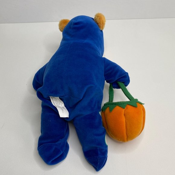 Winne Pooh Skeleton Costume Halloween Trick Or Treat Jackolantern Pumpkin Plush - Picture 5 of 7